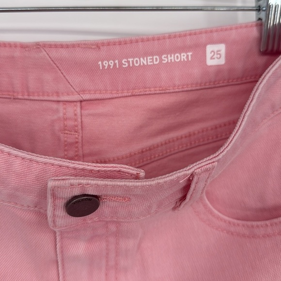 Volcom 1991 Stoned Short Pink High Rise Cutoff Denim Shorts – Women’s Sz 25 NWT - Picture 2 of 4